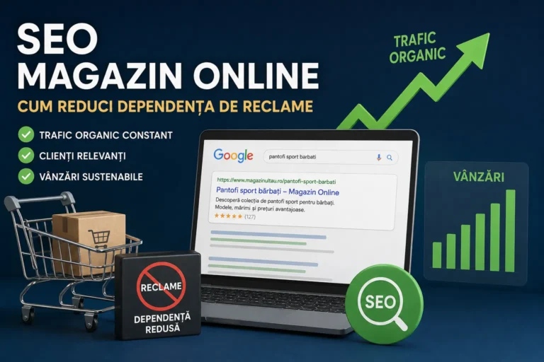 SEO pentru magazine online: cum reduci dependența de reclame și construiești trafic organic profitabil SEO pentru magazine online