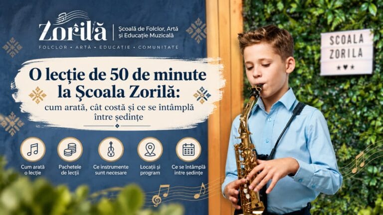 O lecție de 50 de minute la Școala Zorilă: cum arată, cât costă și ce se întâmplă între ședințe